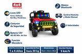 Montable Electrico Jeep Base Control Remoto 4x4 (Rojo)