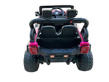 Montable Mini Jeep 016 Terreno 12v (Rosa) Con Control Remoto