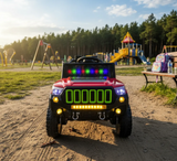 Carro Electrico Jeep Base Montable Infantil Control Remoto (Rojo)