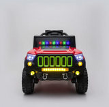Carro Electrico Jeep Base Montable Infantil Control Remoto (Rojo)