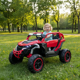 Montable Mini Canam 4x4 llantas de goma, con control remoto (Rojo)